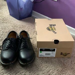 Dr. Martens Black Nappa Air Wair